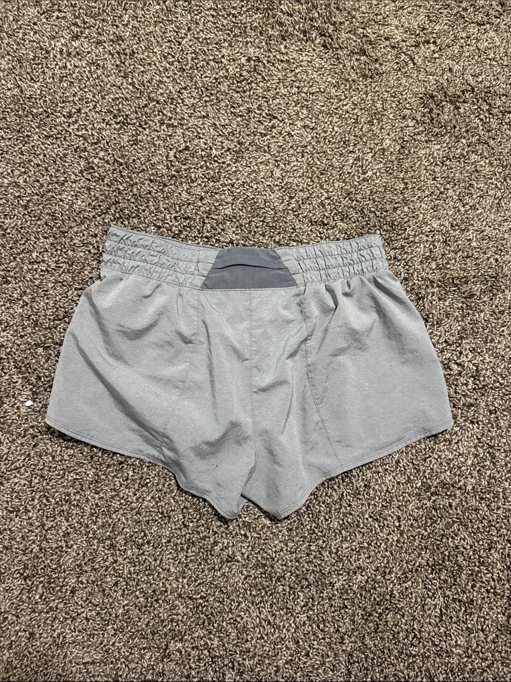 Nike One Dri-FIT Mid-Rise 3” Brief-Lined Shorts - Gray, Size: M